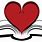 Book Heart Clip Art