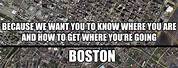 Boston vs New York Traffic Meme