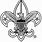 Boy Scout Logo Black and White