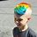 Boy with Rainbow Hair