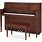 Brown Upright Piano