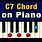 C7 Chord On Piano