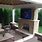 Canopy TV Fireplace Back Yard