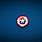 Captain America Blue Background