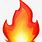 Cartoon Fire Emoji
