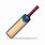 Cartoon Image of Cricket Bat