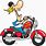 Cartoon Motorcycle Clip Art Free