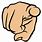 Cartoon Person Pointing Finger