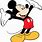 Cartoon of Mickey Mouse