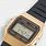 Casio Black and Gold Watch