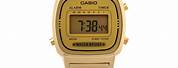 Casio Gold Watch On Wrist