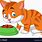 Cat Eat Cartoon
