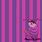 Cheshire Cat Stripe Wallpaper