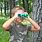 Child with Binoculars