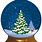 Christmas Snow Globe Cartoon