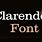 Clarendon Text Font