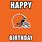 Cleveland Browns Birthday Meme