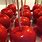 Colored Candy Apples