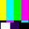 Colored TV Screen