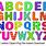 Colorful Alphabet Clip Art
