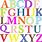 Colorful Alphabet Letters