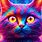 Colorful Cat Images