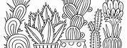 Coloring Pages of Cactus Plant