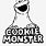 Cookie Monster Clip Art Black and White