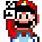 Cool Pixel Art Mario