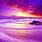 Cool Purple Beach Sunset