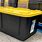 Costco Black and Yellow Storage Bins