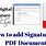 Create Digital Signature PDF