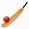 Cricket Bat and Ball SVG