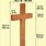 Crucifix Dimensions