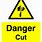 Cut Hazard Symbol