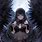 Cute Anime Girl with Angel Wings