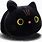 Cute Black Cat Plush