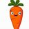 Cute Carrot Cartoon