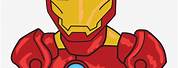 Cute Iron Man Cartoon Clip Art