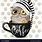 Cute Owl in Coffee