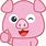 Cute Pig Character