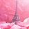 Cute Pink Paris Wallpaper