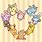 Cute Pokemon Eevee Family