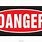 Danger Sign Word