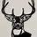 Deer Silhouette Metal Art