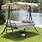 Deluxe Patio Swing with Canopy