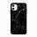 Design Black Phone Case Marble