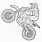 Dirt Bike Coloring Book Pages