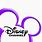 Disney Channel Logo Purple
