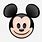 Disney Emoji Mickey